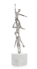 Dancing Men Sculpture II in Nickel