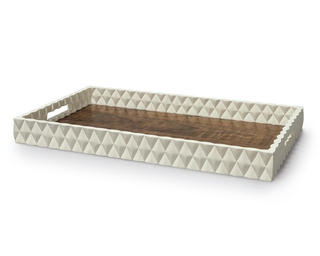 Diamond Pattern Veneer Tray