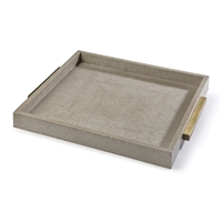 Square Shagreen Boutique Tray