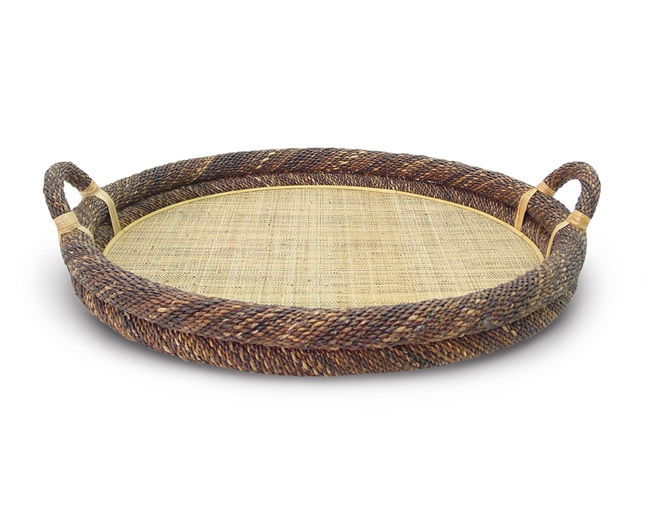 Round Havana Rope Top Tray