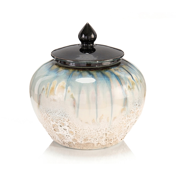 Smalt Blue Lidded Jar