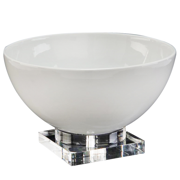 Soft White Ceramic Bowl