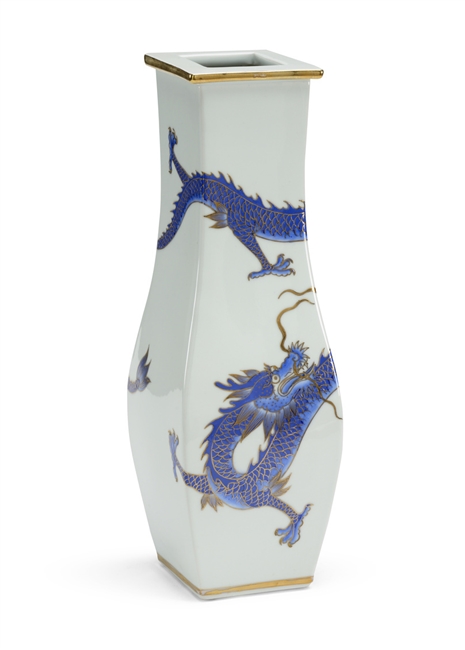 Blue Dragon Vase