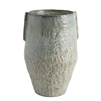Large Reactive Seafoam Pinch Pot Vase