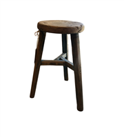 Antique Round Top Stool