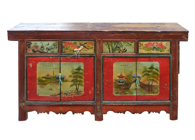 Chinese Painted Coffer