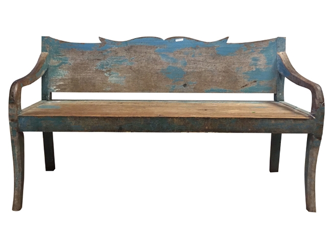 Javanese Painted Bench