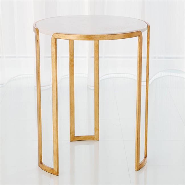 Channel Accent Gold Leaf Table