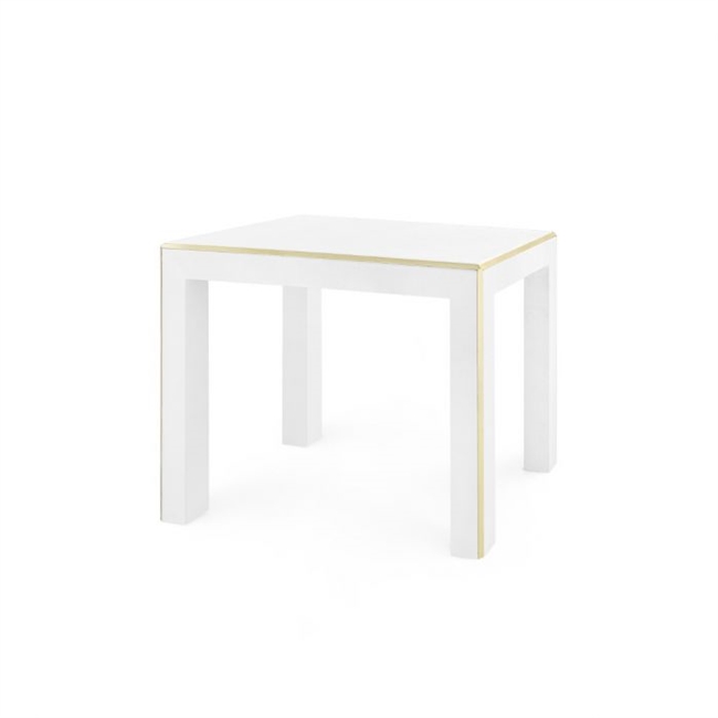 Lauren Side Table, White