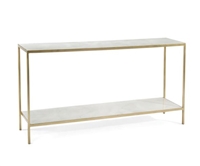 New Orleans White Sofa Table