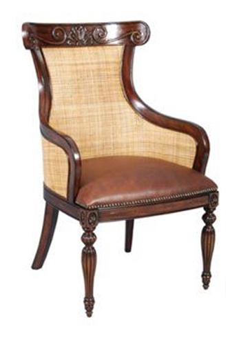 West Leather Side Chair