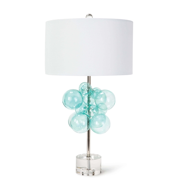 Bubbles Table Lamp Aqua