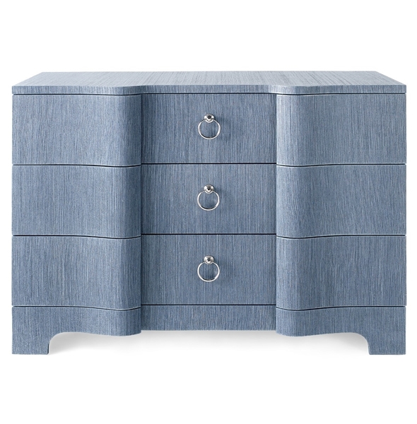 Bardot Large 3-Drawer Navy