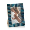 Biarritz Multi-Color Blue Bone Photo Frame