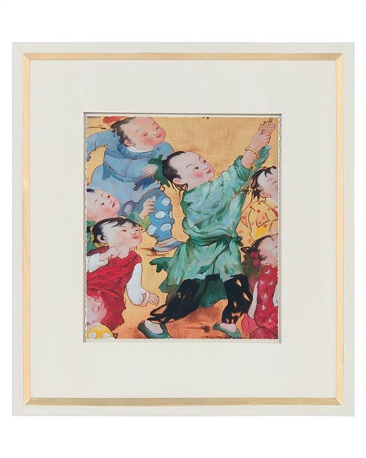 Cheerful Children Asian Art