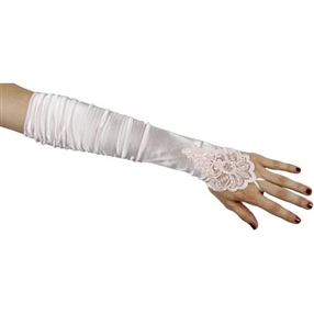 Adult Gloves - Light Pink/Beaded
