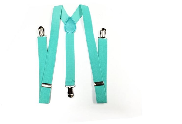 Boys Suspenders - Mint Green