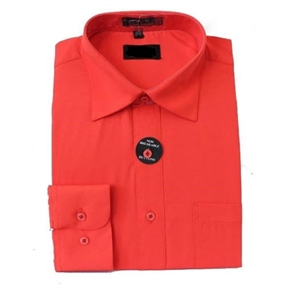 Boys Dress Shirt - CORAL