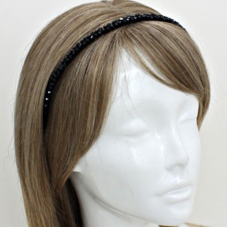 Black Crystal Headband