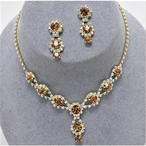 Necklace & Earring Set - Gold