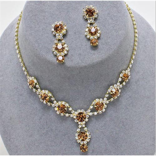 Necklace & Earring Set - Gold