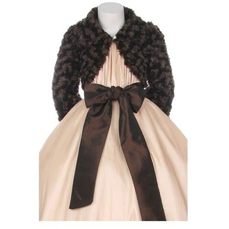 Brown - Rose Fur Jacket