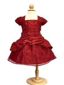 Sally Baby Girls Dress:  RED