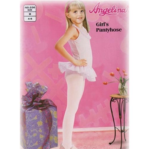 Girls White Panty hose