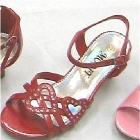 Girls Red Sandals