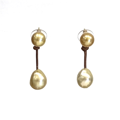 Wendy Mignot South Sea Gold Pearl Iris Earrings
