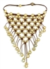 Wendy Mignot South Sea Gold Pearl and Leather Metropolitan Necklace