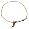 Viola Freshwater Pearl and Horn Offset Necklace