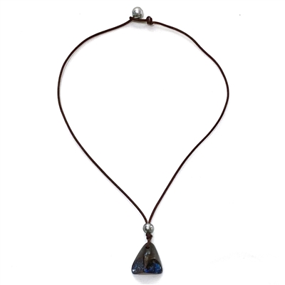 Opal and Tahitian Pearl Saba Necklace by Zak Mignot