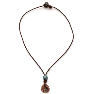 Opal and Tahitian Pearl Saba Necklace by Zak Mignot