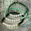 Arizona Stackable Crystal and Pearl Bracelets - Pastel