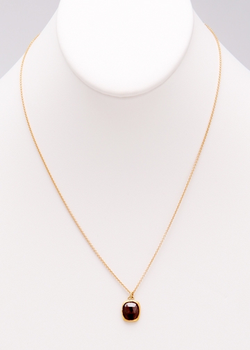 Custom brown diamond in yellow gold necklace by Janesko