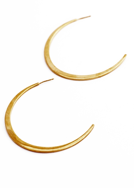 Curve Half Hoop earrings by Janesko