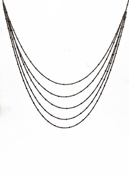 Custom Multi Strand Bead Necklace