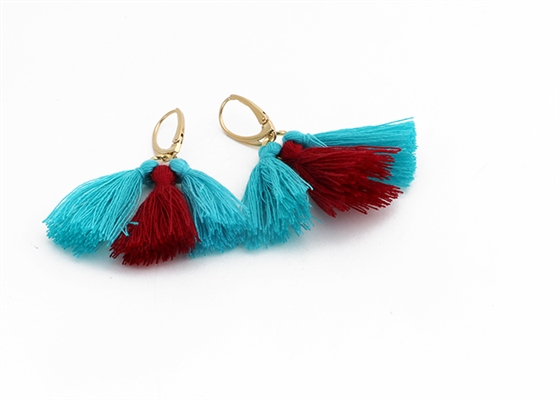 Custom Small Lever Multi Tassel Earrings