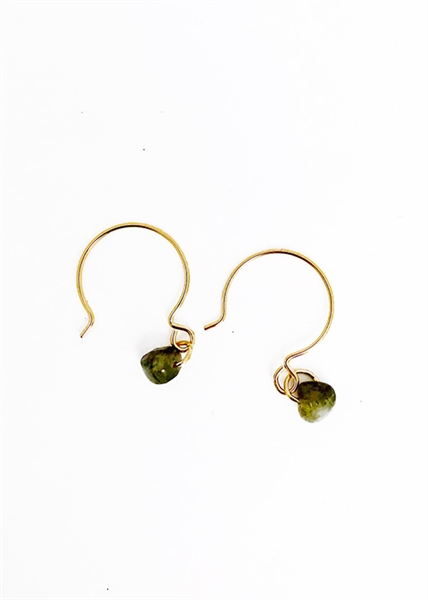 Custom Earrings With Tourmaline Stone