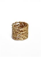 Custom Twisted Layer Statement Ring