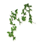 Artificial Garland Decoration - Green Big Ivy - 7.5 Feet - Pack of 10