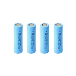 4B18650A25 Rechargeable FST 18650 2500mAh 3.6V Lithium-ion Reliable Long Lasting Battery, Light Blue, Lot of 4