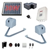 Articulated Gate Opener for Dual Swing Gates - AA1100 - Solar Kit 30W - ALEKO