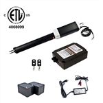 Single Swing Gate Operator - ETL Listed - AS650U - Back-up Kit ACC2 - ALEKO