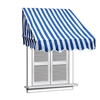 ALEKOÂ® Window Awning Blue/White Stripe Color