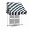 ALEKOÂ® Window Awning Green/White Stripe Color