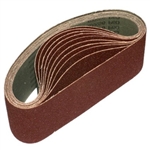 3" x 18" 100 GRIT Abrasive Belt with Cotton Fiber Backing