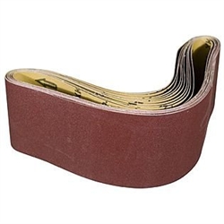 4" x 36" 80 GRIT Abrasive Belt with Cotton Fiber Backing