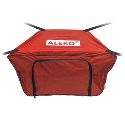 Front Bow Storage Bag for 8.4 Foot Boats -  26 x 16 Inches - Red - ALEKO